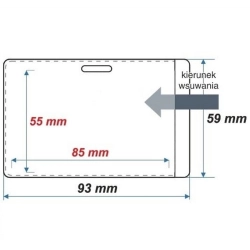 Identyfikator miękki BZ-ID-OPAK.100-ID4M - karta magnetyczna