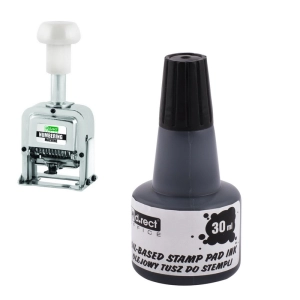Tusz do pieczątek D.RECT olejowy 30ml. - czarny-228904