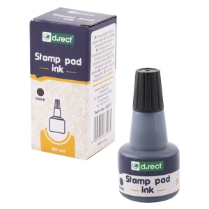 Tusz do pieczątek D.RECT 30ml. - czarny