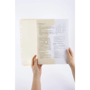 Teczka na zatrzask D.RECT OPAK.10 A4 wpinana - pomarańczowa-228986