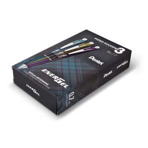 Długopis żelowy PENTEL EnerGel BL77 zestaw limitowany BL77A2-ST3KSVPL-229419