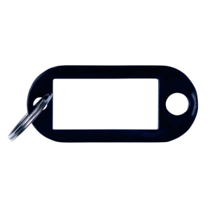 Zawieszka do kluczy OFFICE PRODUCTS 50x20cm op.10 - czarne-232392