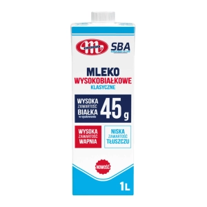 Mleko MLEKOVITA SBA wysokobiałkowe 1l. 0,5% 1szt.