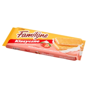 Wafle JUTRZENKA Familijne 180g. - śmiatankowo truskawkowe-232967