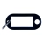 Zawieszka do kluczy OFFICE PRODUCTS 50x20cm op.10 - czarne-232392