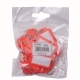 Zawieszka do kluczy OFFICE PRODUCTS 50x20cm op.10 - czerwone