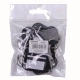 Zawieszka do kluczy OFFICE PRODUCTS 50x20cm op.10 - czarne
