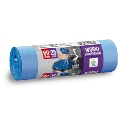 Worki na śmieci ANNA ZARADNA 60 l 25 szt. niebieskie-671352