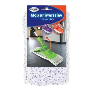 Mop GROSIK uniwersalny z mikrofibry wkład 1 szt. - mix kolorów