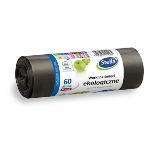 Worki na śmieci STELLA ekologiczne 60 l 10 szt.-671383