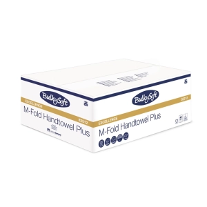 Ręcznik składany ZZ BULKY SOFT Premium typu M-Fold ULTRA 2w. op.3125 - celuloza biały 82312