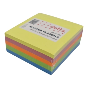 Karteczki DOTTS kostka 85x85mm klejona - kolorowa-233630