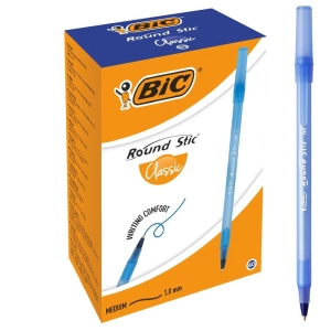 Długopis BIC (OPAK.60szt.) Round Stic - niebieski -670788