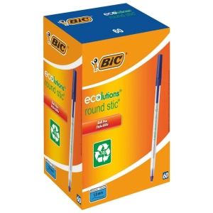 Długopis BIC Round Stic Ecolutions OPAK.60 - niebieski