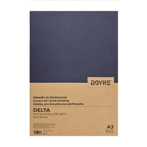 Okładki do bindowania ARGO op.100 Delta A3 - granatowa-668179