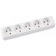 Przedłużacz OFFICE PRODUCTS, 5 gniazd, 5m, z uziemieniem, biały-627781