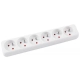 Przedłużacz OFFICE PRODUCTS, 6 gniazd, 5m, z uziemieniem, biały-627787