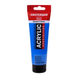 Farba akrylowa TALENS AMSTERDAM 120ml. - metallic blue 834