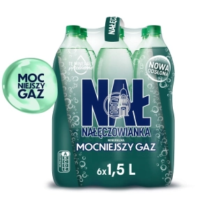 Woda NAŁĘCZOWIANKA OP.6 1,5l. - mocniejszy gaz [KAUCJA]-234219