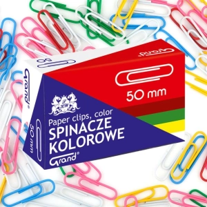 Spinacz GRAND 50mm op.50 kolorowy