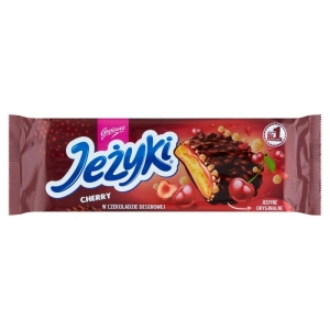 Ciastka JEŻYKI 140g. - cherry-234380