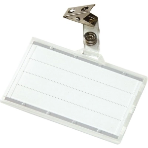 Identyfikator DONAU z klipsem twardy transparentny-621783