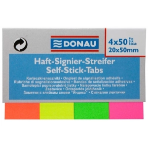 Zakładki indeksujące DONAU 50x20mm 50 kartek-617387