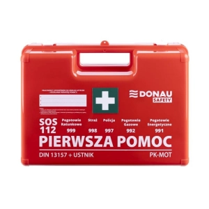 Apteczka pierwszej pomocy DONAU SAFETY plastikowa K-10 +A - pomarańczowa-234588