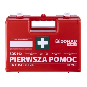 Apteczka pierwszej pomocy DONAU SAFETY plastikowa K-10 +A - pomarańczowa