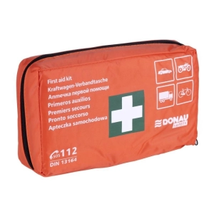 Apteczka pierwszej pomocy DONAU SAFETY samochodowa materiałowa DIN - pomarańczowa-234608