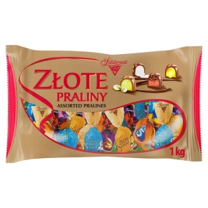 Cukierki SOLIDARNOŚĆ złote praliny 1kg.