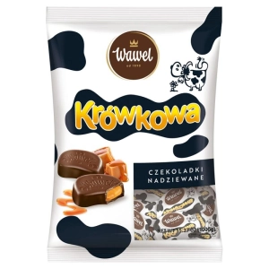 Cukierki WAWEL czekoladki z nadzieniem krówkowym 1kg.