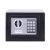 Sejf DONAU TECH manualno-cyfrowy 230x170x170mm - czarny