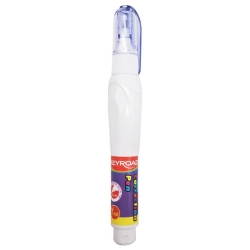 Korektor w piórze KEYROAD metalowa końcówka 7ml pakowane na displayu-629192