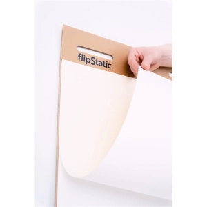 Tablica flipchart elektrostatyczny KUNKE MEMOX 25 arkuszy - biały -235125