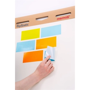 Tablica flipchart elektrostatyczny KUNKE MEMOX 25 arkuszy - biały -235127