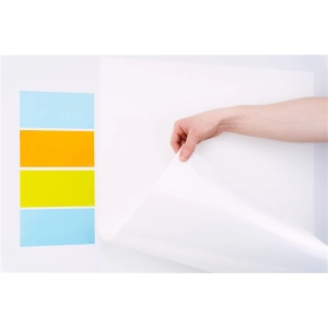 Tablica flipchart elektrostatyczny KUNKE MEMOX 25 arkuszy - biały -235129