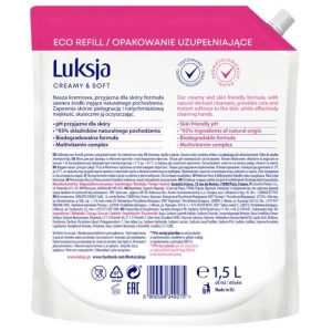 Mydło w płynie LUKSJA 1500ml. zapas - róża-235334