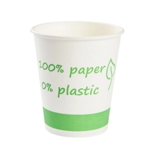 Kubek papierowy PLASTIC 0% 250ml. op.60 - biały