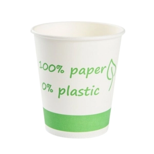 Kubek papierowy PLASTIC 0% 350/420ml. op.45 - biały