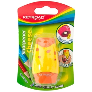 Temperówka KEYROAD Soft plastikowa pojedyncza blister mix kolorów-235916