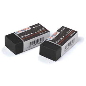 Gumka do ścierania KEYROAD Black 3szt. blister czarna-235922
