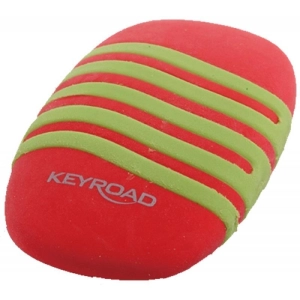Gumka do ścierania KEYROAD Wave pakowane na displayu mix kolorów-235995