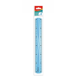 Linijka KEYROAD 30cm elastyczna zawieszka mix kolorów-627314