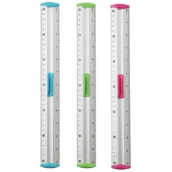 Linijka z uchwytem KEYROAD Measure Clip 30 cm pakowane na displayu mix kolorów-627324