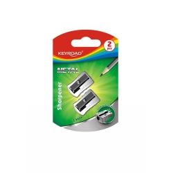 Temperówka KEYROAD aluminiowa pojedyncza 2szt blister-662093
