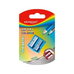 Temperówka KEYROAD aluminiowa podwójna blister mix kolorów-662112