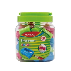 Temperówka KEYROAD Cute plastikowa pojedyncza tuba mix kolorów