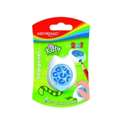 Temperówka KEYROAD plastikowa kitty cat pojedyncza blister mix kolorów