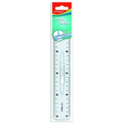 Linijka plastikowa KEYROAD 20cm z uchwytem zawieszka